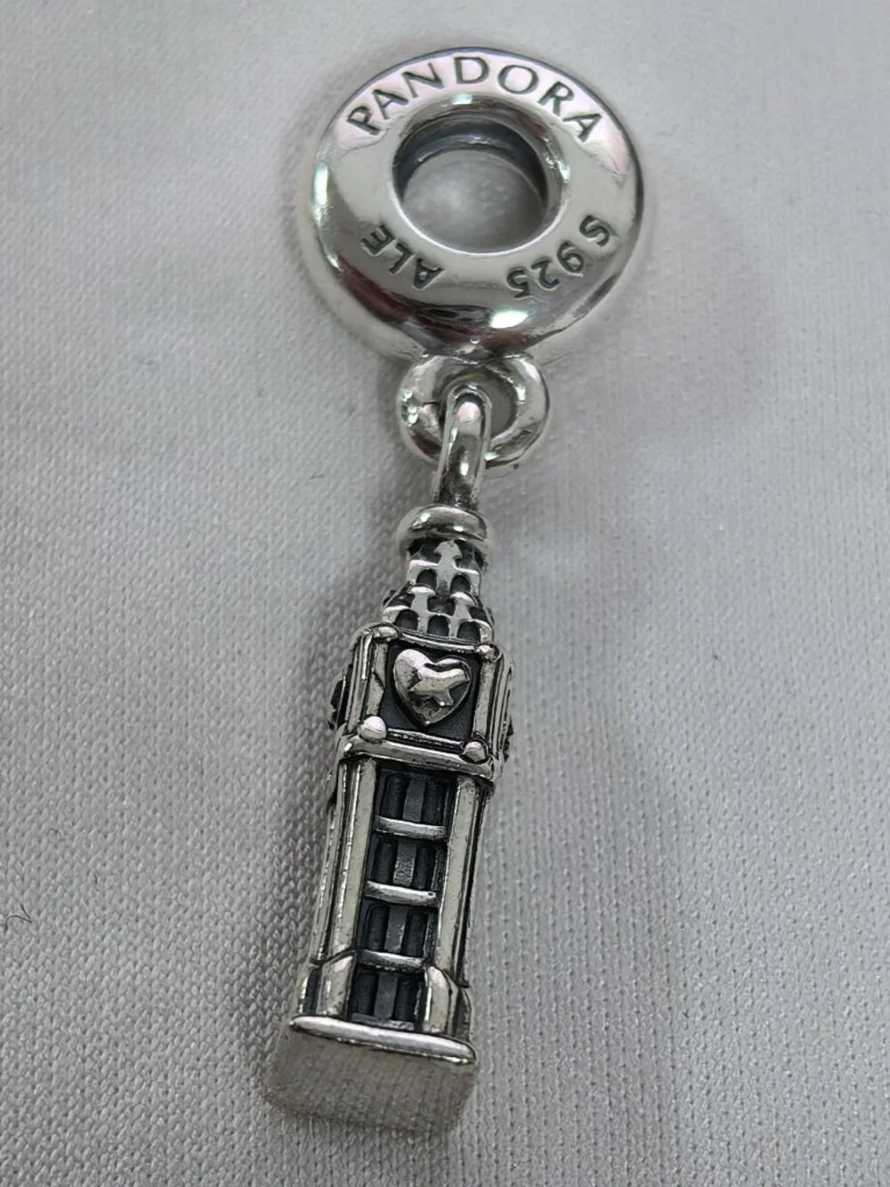 Pandora Big Ben Charm Pendant, S925 Silver Jewelry